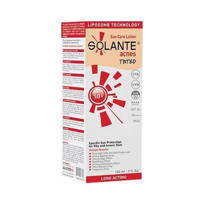 Solante Acnes Tinted Spf50 150ml