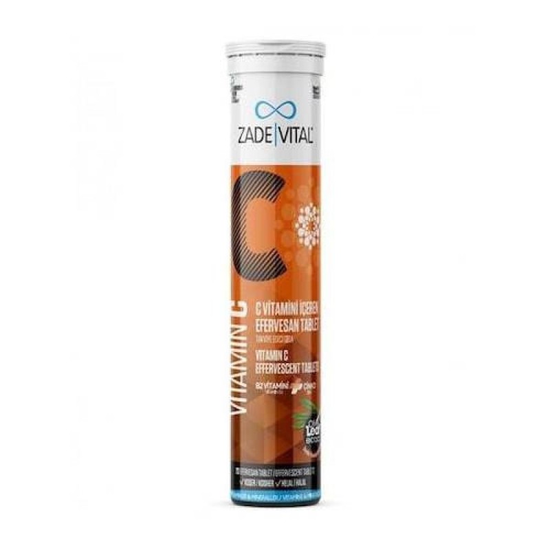 Zade Vital C Vitamini Efervesan 20 Tablet
