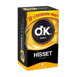 Okey Hisset İnce 20 li Prezervatif