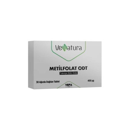 Venatura Metilfolat ODT 30 Ağızda Dağılan Tablet
