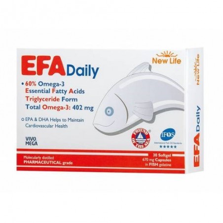 New Life Efa Daily 30 Kapsül Balık Yağı