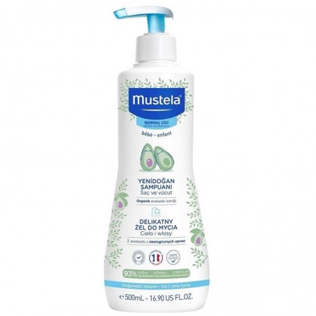 Mustela Gentle Cleansing Gel 500 ml Yenidoğan Şampuanı