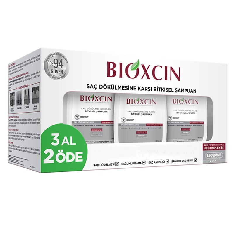 Bioxcin Genesis Kuru ve Normal Saçlar 300 ml 3 Al 2 Öde Şampuan