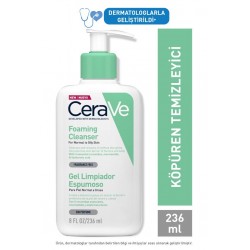 Cerave Foaming Cleanser 236 ml Köpüren Yüz Temizleyici Cerave Foaming Cleanser 236 ml Köpüren Yüz Temizleyici