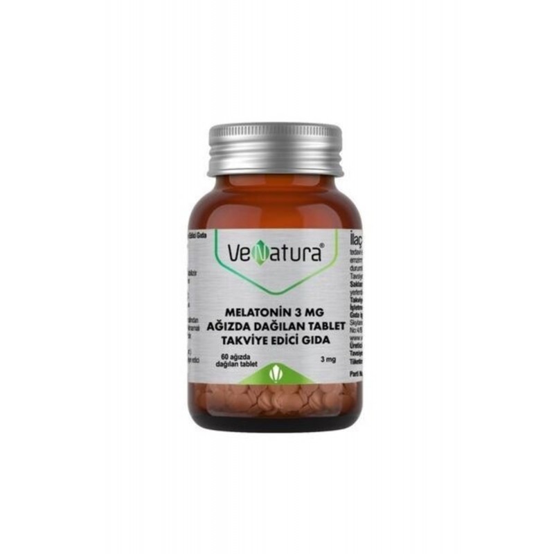 Venatura Melatonin 3mg 60 Ağızda Dağılan Tablet