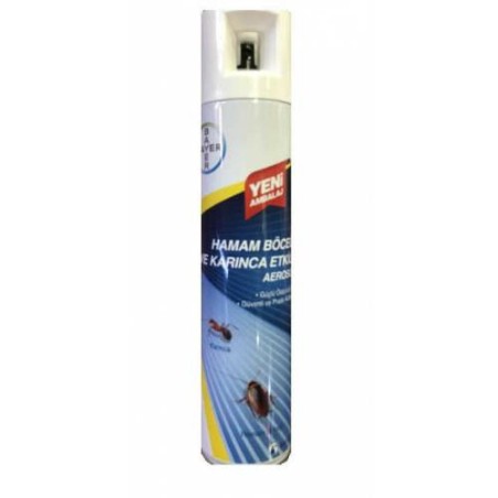 Bayer Hamamböceği Ve Karınca Etkili Aerosol 300ml Hamamböceği ve Karınca Aerosol