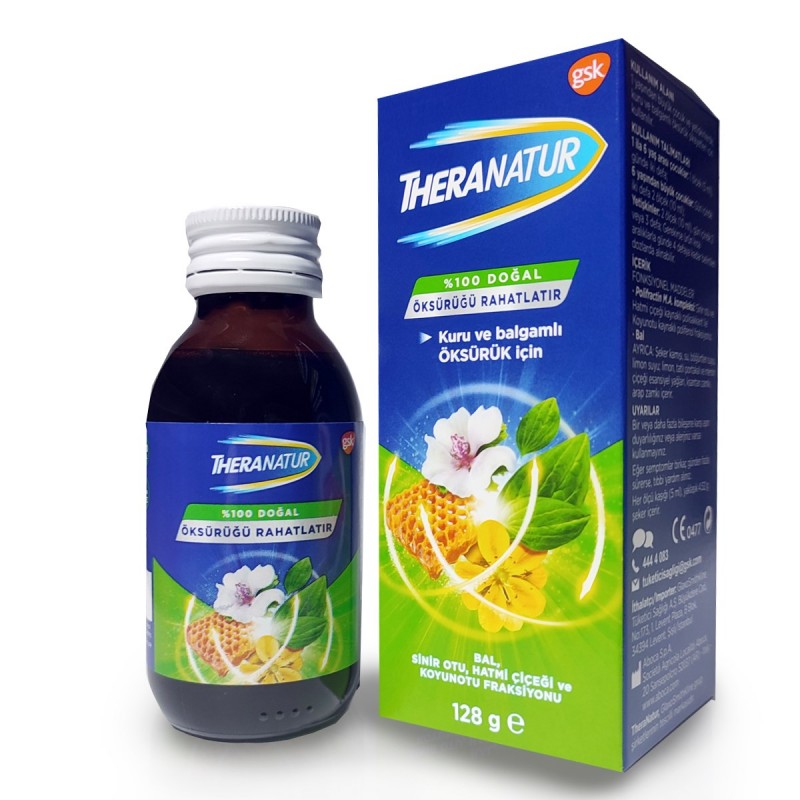 Theranatur Bitkisel Şurup 128 gr