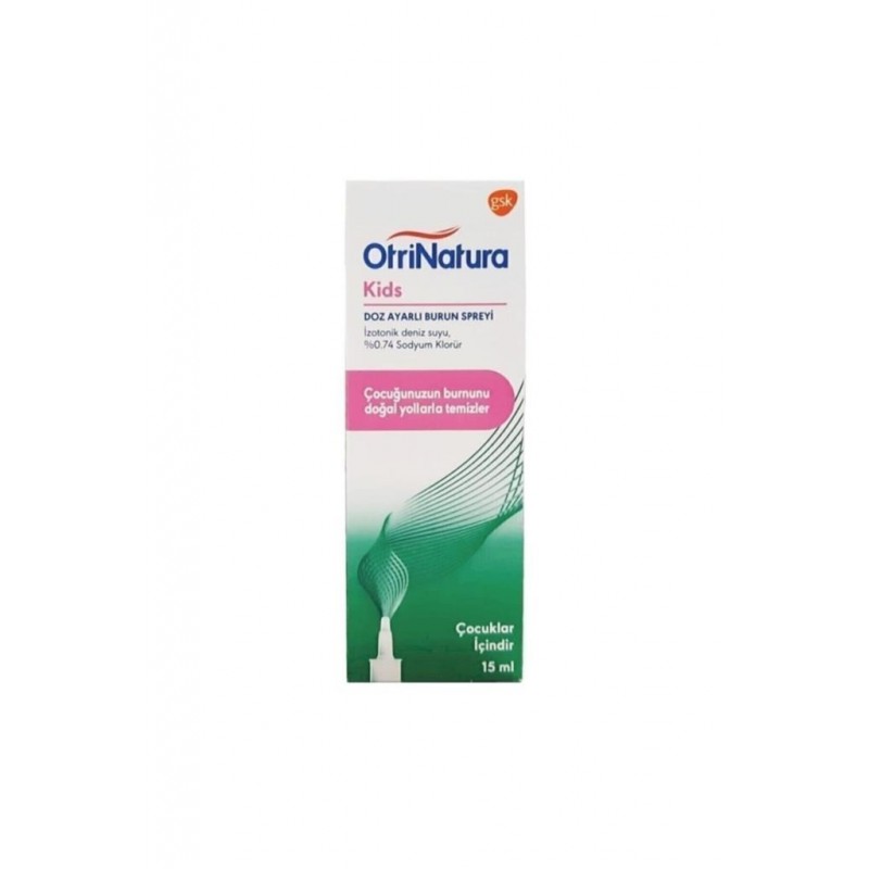 Otrinatura Kids İzotenik Deniz Suyu Doz Ayarlı Burun Spreyi 15 Ml