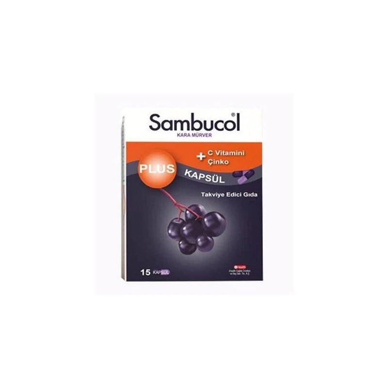 Sambucol Plus 15 Kapsül (SKT : 11/2023)