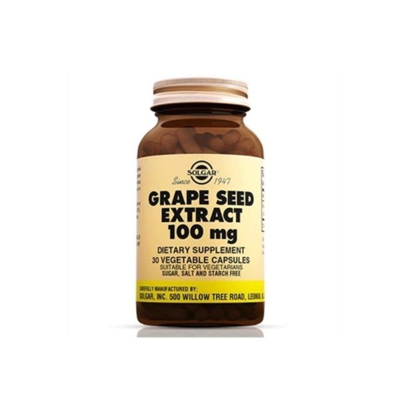 Solgar Grape Seed Extract 100 mg 30 Kapsül