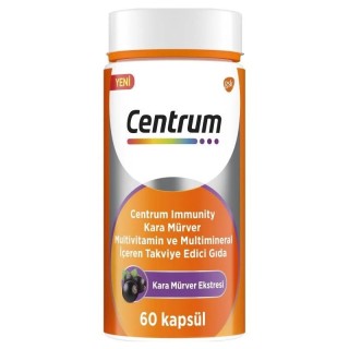 Centrum Immunity Kara Mürver Multivitamin ve Mineral 60 Kapsül Centrum Immunity Kara Mürver Multivitamin ve Mineral 60 Kapsül