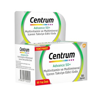 Centrum Advance 50+ Multivitamin 30 Tablet 