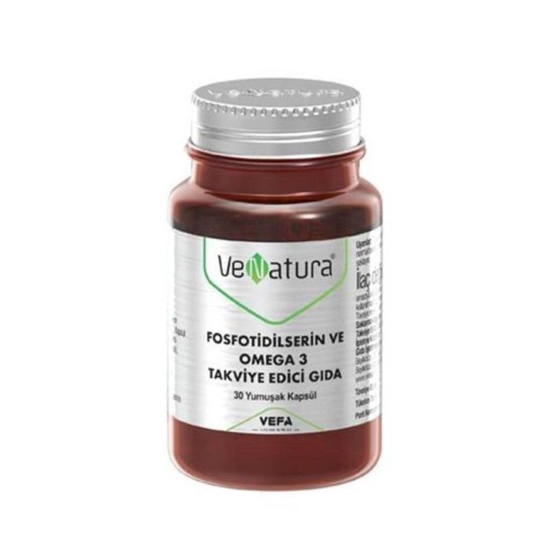 Venatura Fosfotidilserin ve Omega 3 30 Kapsül