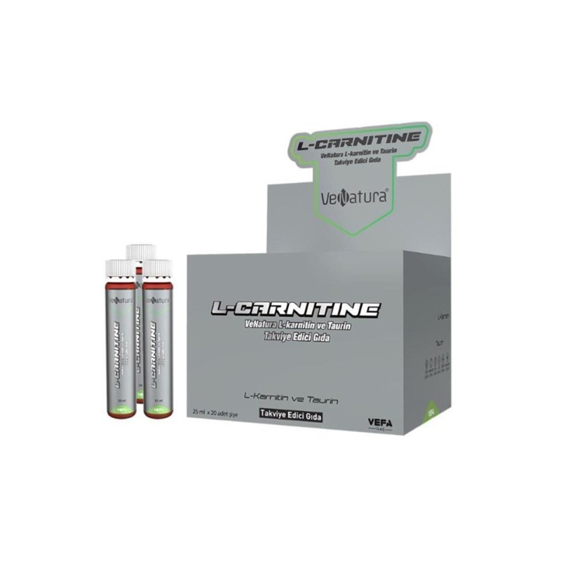 Venatura L-Karnitin ve Taurin 25 ml x 20 Şise
