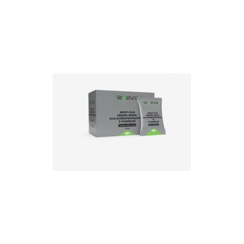 Venatura Methyl Plus Kreatin, Betain, Alfa Gliserofosfokolin ve B Vitaminleri 30 Şase
