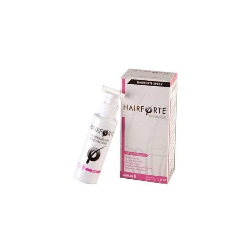 Hair Forte Kadın  Procapil 60 ml Dökülmelere Karşı Saç Spreyi
