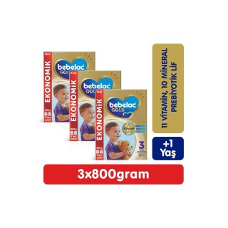 Bebelac Gold 3 Çocuk Devam Sütü 800 gr 3 Adet