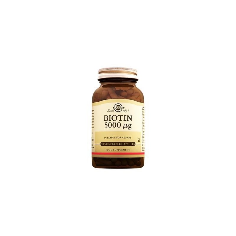 Solgar Biotin 5000 mcg 50 Kapsül