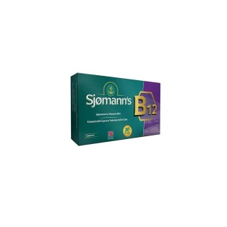 Sjomann's B12 30 Çiğneme Tableti  Sjomann's B12 30 Çiğneme Tableti