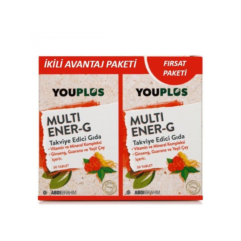 Youplus Energy 30 Tablet 2 Adet  Youplus Energy 30 Tablet 2 Adet