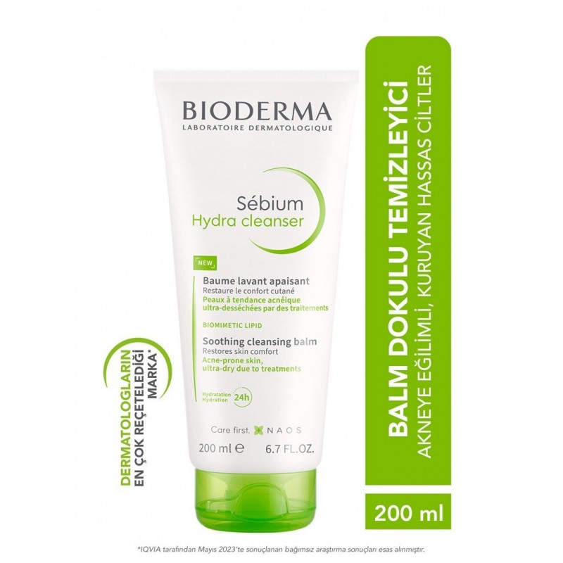 Bioderma Sebium Hydra Cleanser Yatıştırıcı Temizleme Balsami 200 ml