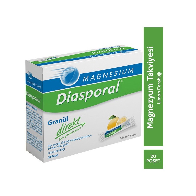 Magnesium Diasporal Direkt 20 Saşe