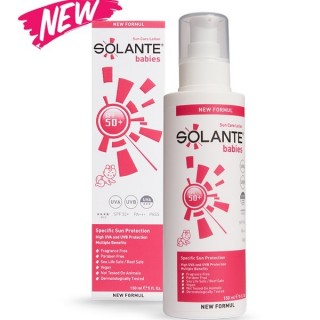Solante Güneş Losyonu Babies Sun Care Lotion Bebekler için Spf 50 150 ml