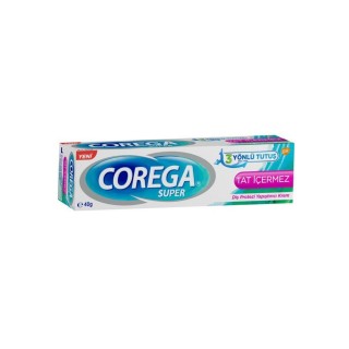 Corega Super Tat İçermez 40 gr Diş Protezi Yapıştırıcı Krem