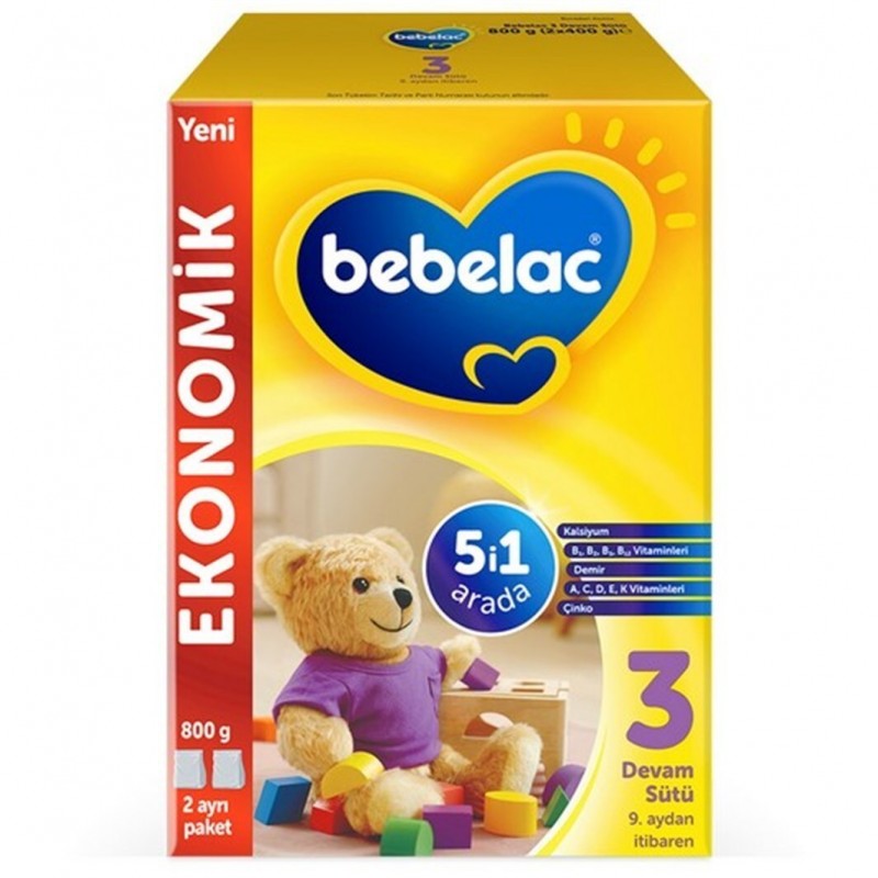 Bebelac 3 Devam Sütü 800 gr 