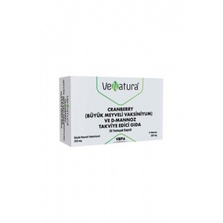 Venatura Cranberry ve D-Mannoz 30 Kapsül