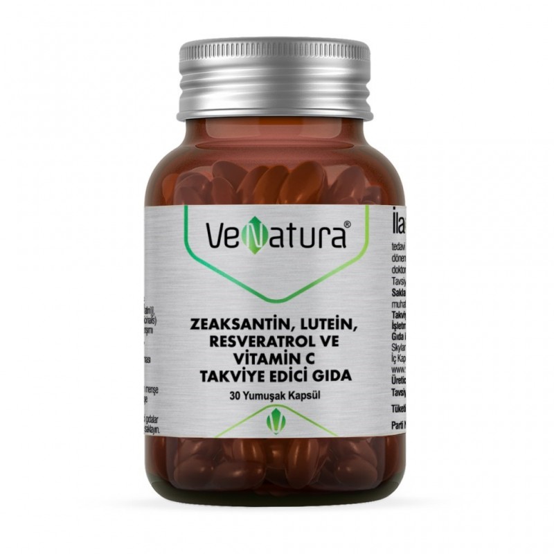 Venatura Zeaksantin Lutein Resveratrol Vitamin C 30 Kapsül