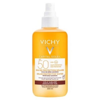 Vichy Capital Soleil Solar Protective Water SPF 50 Bronzlaştırıcı Güneş Koruyucu Sprey 200 Ml