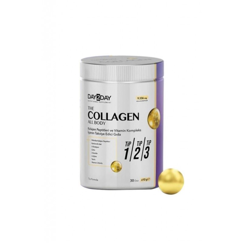 Day2Day The Collagen All Body Toz Kolajen 300 gr Day2Day The Collagen All Body Toz Kolajen 300 gr