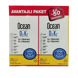 Ocean D3K2 2'li Paket 20 ml Damla