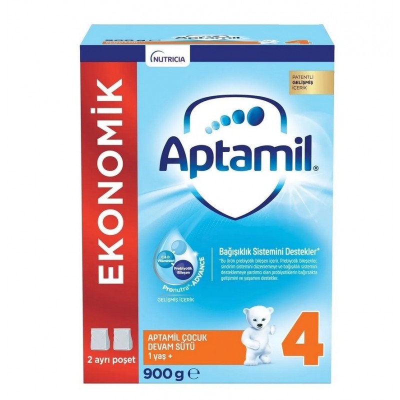 Aptamil 4 Devam Sütü 900 gr 