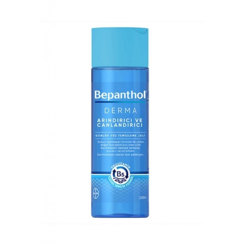 Bepanthol Derma Arındırıcı ve Canlandırıcı 200 ml Yüz Temizleme Jeli Bepanthol Derma Arındırıcı ve Canlandırıcı 200 ml Yüz Temizleme Jeli