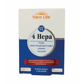 New Life 4 Hepa 30 Yumuşak Kapsül New Life 4 Hepa 30 Yumuşak Kapsül