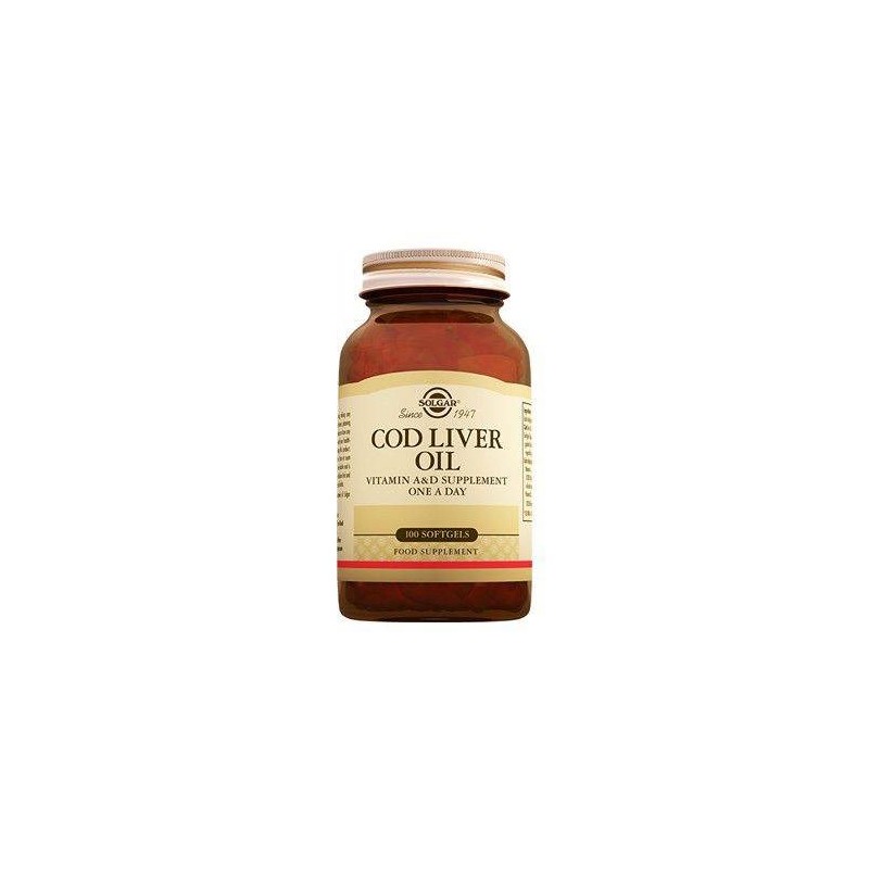 Solgar Cod Liver Oil 100 Softjel