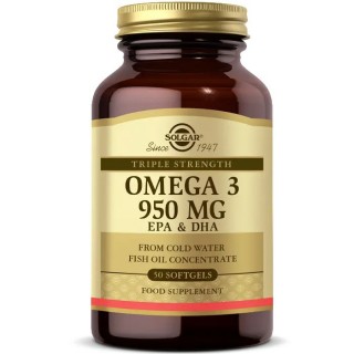 Solgar Omega 3 950 mg 50 Kapsül Balık Yağı