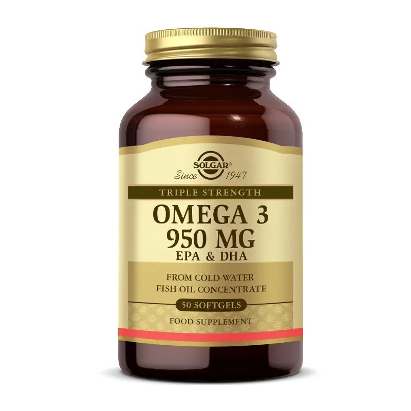 Solgar Omega 3 950 mg 50 Kapsül Balık Yağı