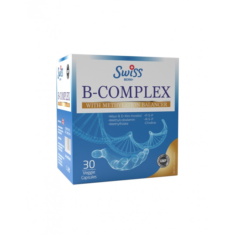 Swiss Bork B-Complex 30 Veggie Kapsül
