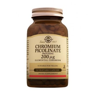 Solgar Chromium Picolinate 200 mcg 90 Kapsül
