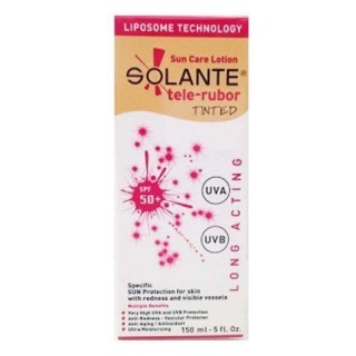 Solante Tele-Rubor Tinted Sun Care Lotion Spf 50+150ml Kızarıklık Önleyici Renkli Güneş Losyonu Solante Tele-Rubor Tinted Sun Care Lotion Spf 50+150ml Kızarıklık Önleyici Renkli Güneş Losyonu