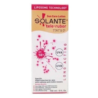 Solante Tele-Rubor Tinted Sun Care Lotion Spf 50+150ml Kızarıklık Önleyici Renkli Güneş Losyonu Solante Tele-Rubor Tinted Sun Care Lotion Spf 50+150ml Kızarıklık Önleyici Renkli Güneş Losyonu