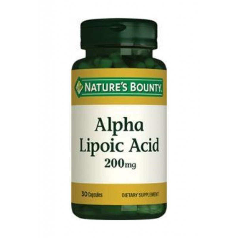 Nature's Bounty Alpha Lipoic Acid 200 mg 30 Kapsül