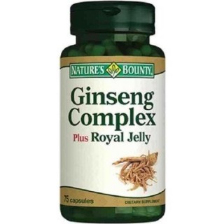 Nature's Bounty Ginseng Complex Plus Royal Jelly 75 Kapsül