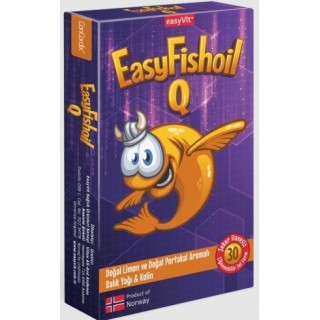 EasyFishoil Q Omega 3 Çiğnenebilir 30 Tablet (08.2024)
