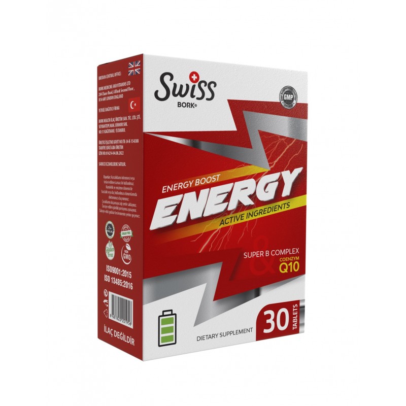 SWISS BORK ENERGY COENZYM Q10 30 TABLET 