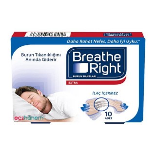 Breathe Right Burun Bandı Extra Standart Boy 10'lu