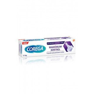 Corega Maksimum Kontrol 40 gr Diş Protezi Yapıştırıcı Krem
